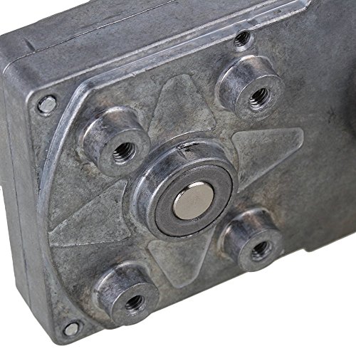 CNBTR Cuadrado Alta Velocidad de par Reducir 12 V eléctrico DC Gear Motor con Metal Orientado Box