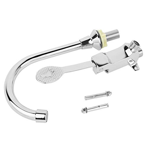 Cobre Pedal De Control Pedal De Agua Pedal De Pedal Montado En El Lavabo Del Grifo Pedal Interruptor Del Grifo Para La Cocina En Casa Hospital Y Laboratorio Pvd Espejo