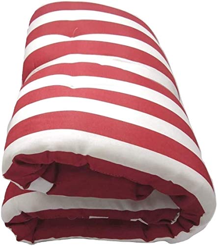 Colchón Tumbona Acolchada Classic 180x55X5 Texturas (Burdeos)