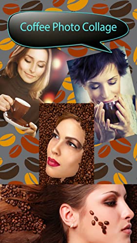 Collage de fotos de café