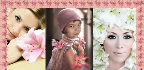 Collage de la foto del lirio