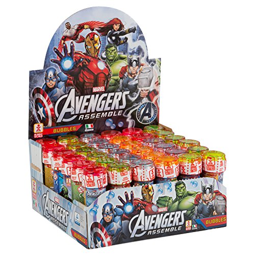 ColorBaby - Caja pomperos Avengers con 36 Unidades de 60 ml (24608)