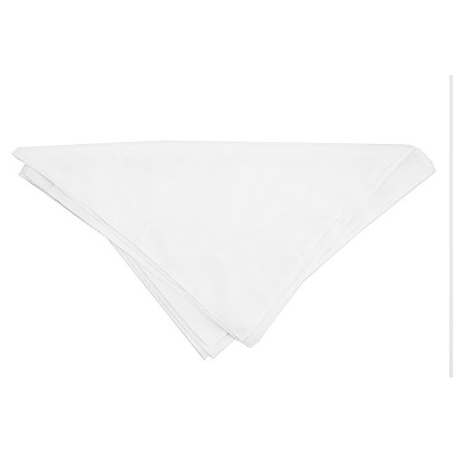 Comficent Servilletas de Tela para Hotel y Restaurante, Orla Satinada, Otras Medidas, del Especialista Textil en Gastronomía y Hostelería (10pc-Blanco, 40_x_40_cm)