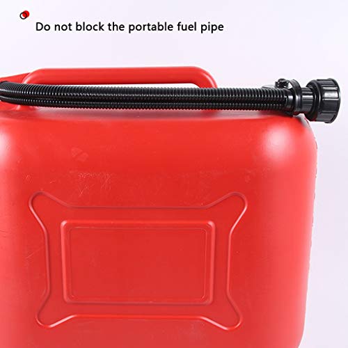 Contenedor de gasolina Gruesa de plástico del barril de petróleo, combustible Barril con combustible Tubería, Diesel barril Luz del reaprovisionamiento de repuesto del barril de coches de gran capacid