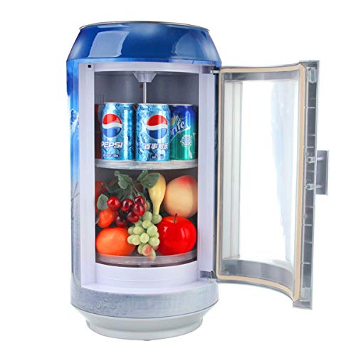 Conveniente y simple de almacenamiento del refrigerador Bebidas Cerveza Vitrina pequeña Frigorífico pequeño tambor Cola de hielo for coches y Casas