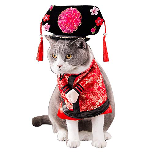 Coomir Divertido Chino Princesa Cosplay Ropa para Gatos Perros Halloween Navidad Disfraz Gatos Ropa