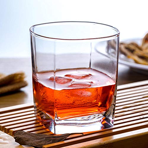 Copa De Cristal Cuadrado De 6 Piezas, Vaso De Cerveza Doméstico Sin Plomo, Adecuado Para Restaurantes Y Bares, Seguro Para Lavavajillas
