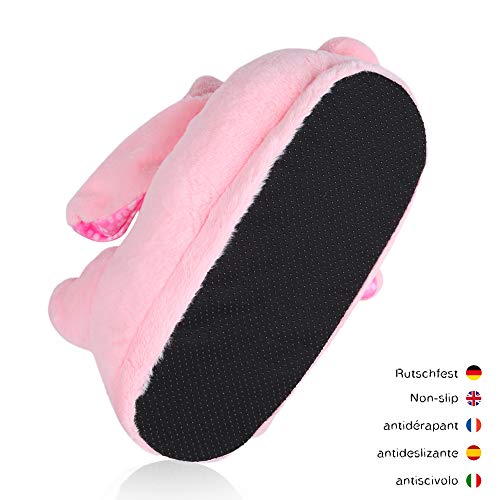 corimori Bonnie el Conejo Zapatillas De Casa Niños (10 + Modelos) Talla Única 25-33,5, Color Rosa (1847)