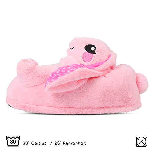 corimori Bonnie el Conejo Zapatillas De Casa Niños (10 + Modelos) Talla Única 25-33,5, Color Rosa (1847)