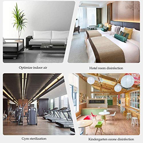 CORNWALL ELECTRONICS Generador de ozono doméstico/Industrial/Bares/clínicas/comercios Potente 500Mg/H 18W 60m2 / Ozonizador de Aire. Estético, Cubre hasta 60m2 en Menos de 15 Minutos