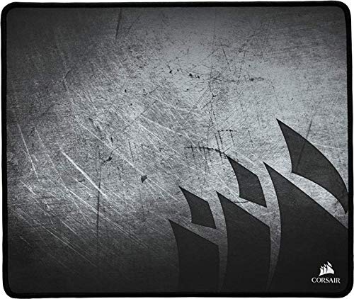 Corsair MM300 Alfombrilla de ratón para juego superficie paño antidezgaste, Tamaño Medio, Negro