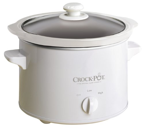 Crock Pot - Crock -pot de cocción lenta, 2.4 litros - blanco