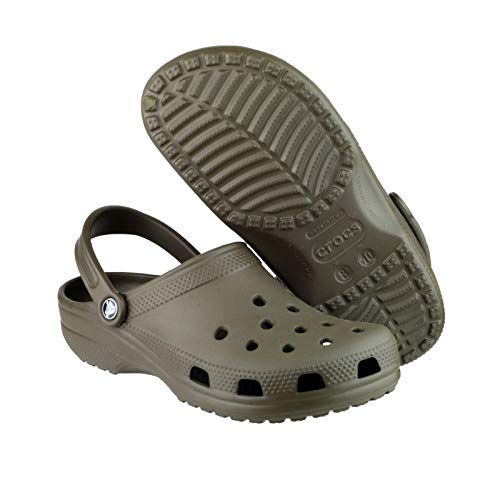 Crocs Classic Clog, Zuecos Unisex Adulto, Marrón (Chocolate 200), 45/46 EU