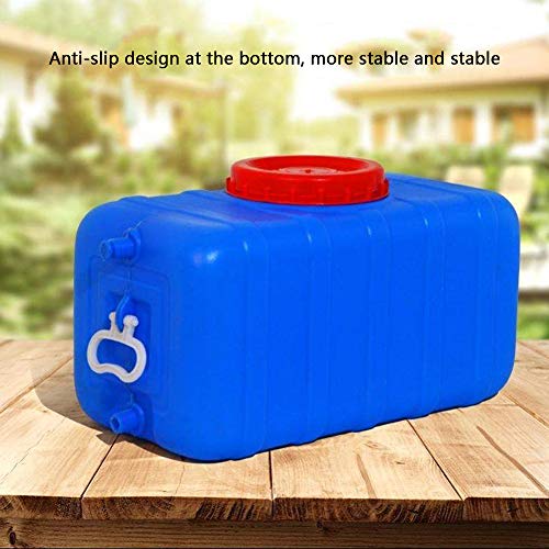 Cubo de almacenamiento de agua doméstico de gran capacidad, Barriles químicos de la industria plástica de calidad alimentaria, Contenedor almacenamiento de agua para automóviles de viaje al aire lib