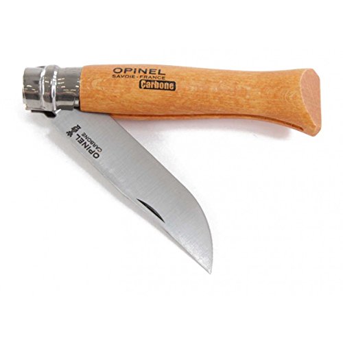 Cuchillo Opinel N°9 de carbono con mango de haya barnizado – Auberge-n.° 9 carbón, mango de haya barnizado – berge