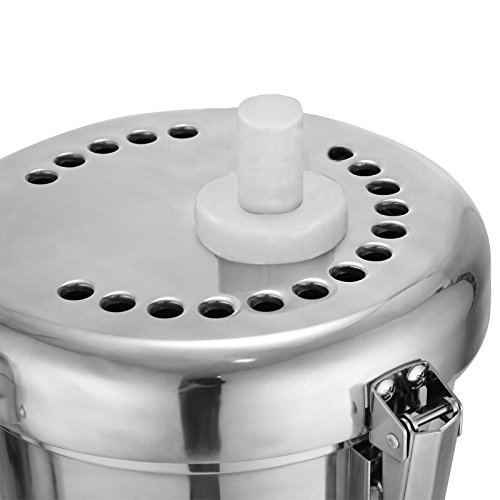 Cueffer 2800RPM Exprimidor Eléctrico 550W Exprimidor Comercial del Aluminio y del Acero Inoxidable Licuadora Eléctrica Licuadora para Verduras y Frutas Extractor de Jugo Comercial