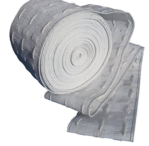 Curtain Heading Tape 3 inch 75mm Wide White Pencil Pleat 10m long for Curtains