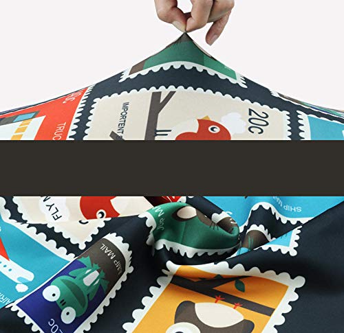 Cute Cartoon Pattern Luggage Cover por MukMok Mantiene Su Maleta de Viaje Limpia Y Protege para Todo Equipaje Grande 18"-32"-Pizza XL (Equipaje de 30"-32")