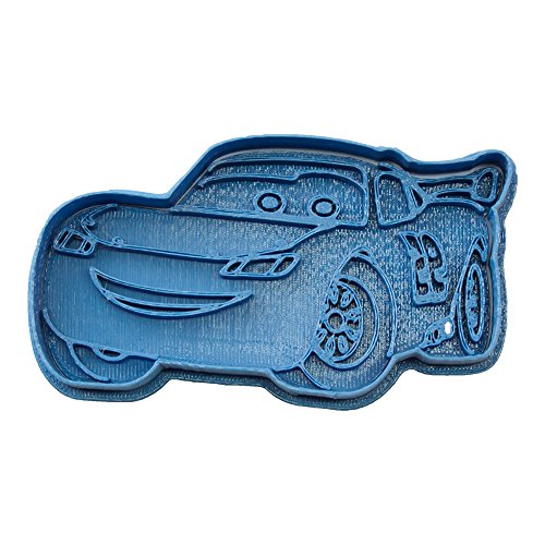 Cuticuter Rayo Mcqueen Cars Cortador de Galletas, Azul, 8x7x1.5 cm