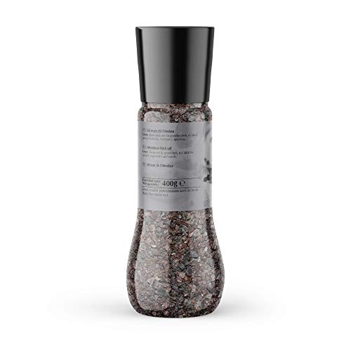 Dani - Sal Negra del Himalaya con Molinillo - Tamaño Familiar 400 gr.