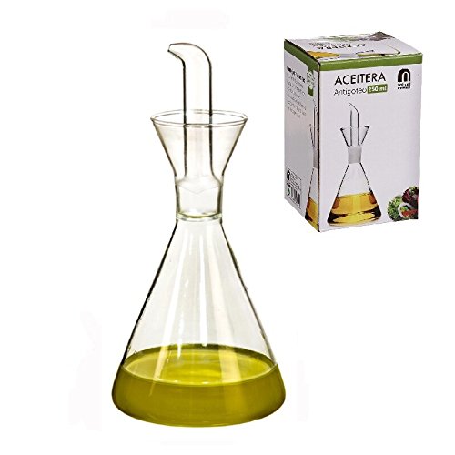 dcasa - Aceitera antigoteo cristal 250 cc en caja