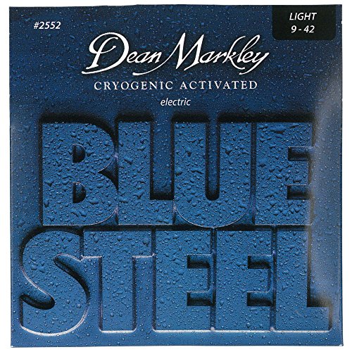 Dean Markley Blue Steel Electric LT 2552 - Juego de cuerdas para guitarra eléctrica de acero.009-.042