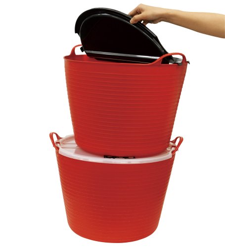 Decco Ltd SP42BL Cubo Flexible, Azul, 42 litros