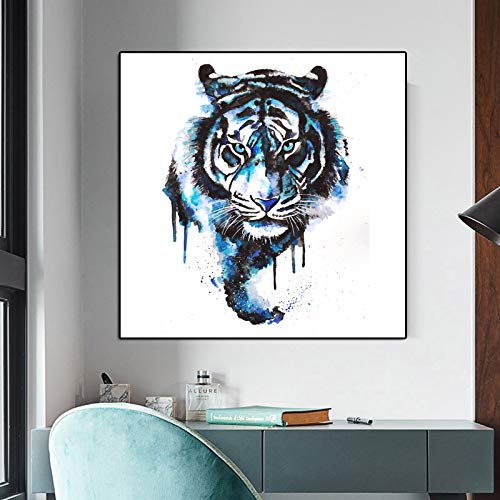 Decoración animal de la pintura de la salamandra de la lona del modelo animal