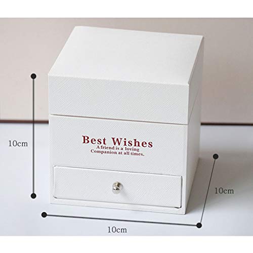 Decoración de jardín Artificial Nunca marchito real Rose flor eterna Eternidad Rose preservada de flores frescas y de joyas caja de regalo for el Día de la Madre Día de San Valentín Día de Acción de G