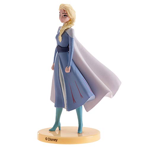 Dekora - Decoracion para Tartas con la Figura de Elsa de Frozen 2 de PVC