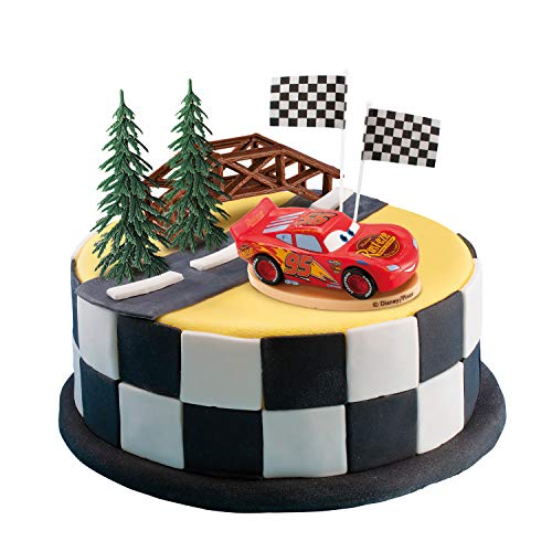 Dekora- Kit de Decoracion de Tartas con Figuras Decorativas de Disney Cars (350142)