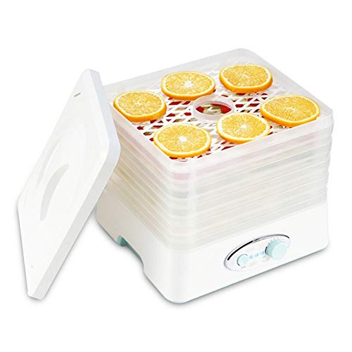 Deshidratadores de alimentos Mini secador de fruta, secador de comida, carne de vegetales y frutas deshidratador, 5-capa de capacidad de la bandeja de cocción, temperatura 8 velocidad ajustable, de ap