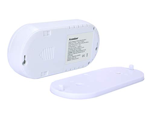 Detector de monóxido de carbono SCONDA EN 50291 certificado, detector de alarma de CO con pantalla LCD digital, alimentado por batería