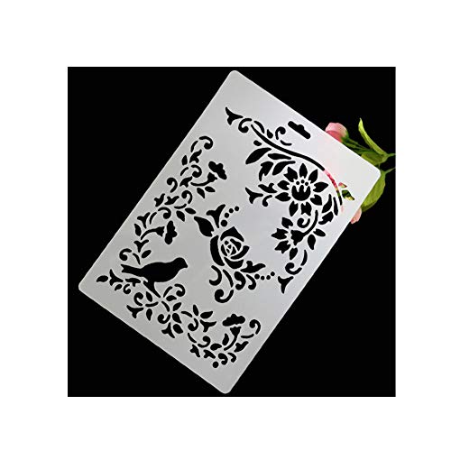 Dibujo Pintura Plástica De La Plantilla Plantillas De Aves En Forma De Plantillas Reutilizables Plantilla De La Plantilla Del Molde Spray De Pintura Para Pintar Las Paredes De Grabación En Relieve De