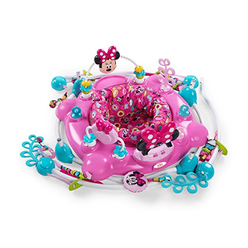 Disney 10299 - Saltador para bebé Minnie Mouse Rosa Columpio Rebotador Bota Bota , Modelos/colores Surtidos, 1 Unidad