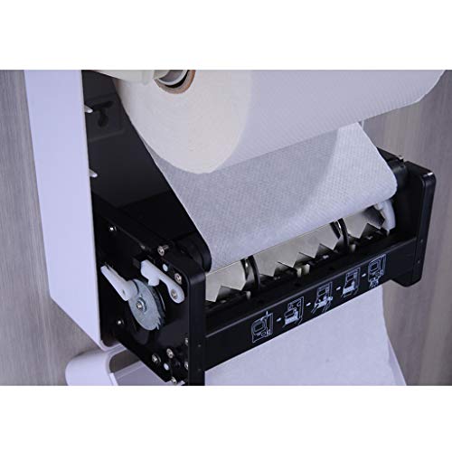 Dispensador automático de toallas de papel XJBHRB, diseño de elevación, dispensador de toallas de mano, sin contacto, color blanco