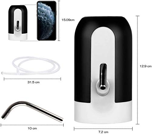 Dispensador de Agua fría Automático, Dispensador de agua Sistema de Bomba, Dispensador Agua Dispensador bomba agua universal recargable USB