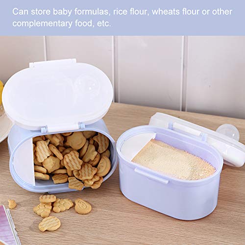 Dispensadores de Leche en Polvo, Caja de Leche en Polvo, Dosificador para leche en Polvo, Dispensador de Fórmula, Dispensador De Polvo De Fórmula, Dispensador de Polvos Bebe,400ml