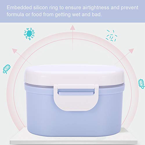 Dispensadores de Leche en Polvo, Caja de Leche en Polvo, Dosificador para leche en Polvo, Dispensador de Fórmula, Dispensador De Polvo De Fórmula, Dispensador de Polvos Bebe,400ml