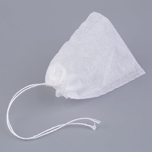 DJYJD 100pcs / Lot bolsitas de 5 x 7CM Bolsas vacías perfumado té con Cuerdas Heal Junta del Filtro de Papel