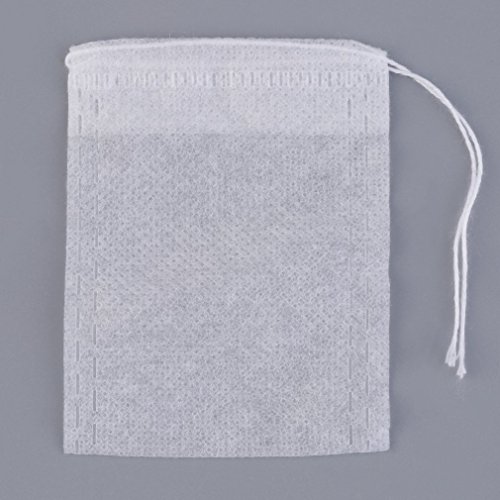 DJYJD 100pcs / Lot bolsitas de 5 x 7CM Bolsas vacías perfumado té con Cuerdas Heal Junta del Filtro de Papel