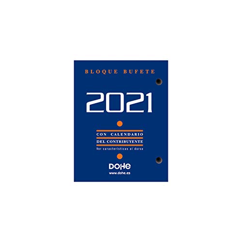 Dohe Bloque Bufete - Agenda 2019, castellano, 8.5 x 11 cm