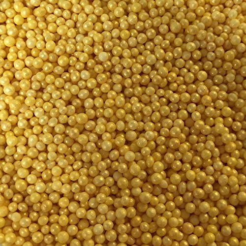 Dorado julissa Mora, cientos y miles, comestible decoraciones para tartas, Rosa, 100 g