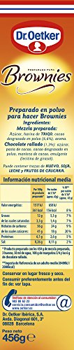 Dr. Oetker - Preparado para Brownies, 456 gr