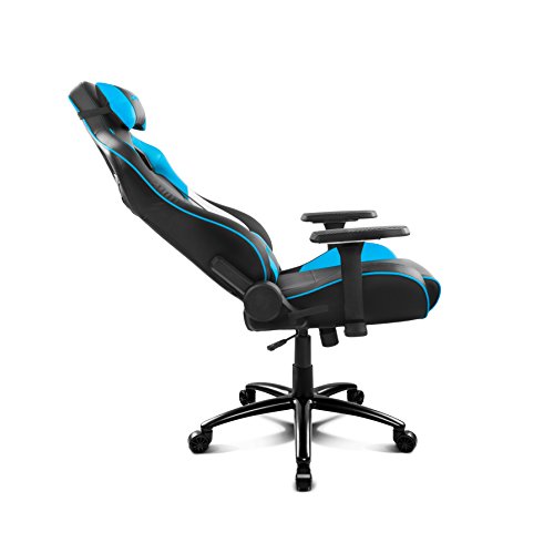 Drift DR400BL - Silla Gaming Profesional, (Polipiel Alta Calidad, Ergonómica), Color Negro/Azul