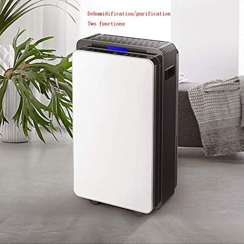 Dsnmm Deshumidificador de Hogares Absorbente de Humedad eléctrico, 40L secador de deshumidificación en Silencio, Humedad Constante Inteligente, purificación múltiple, Interruptor de Tiempo