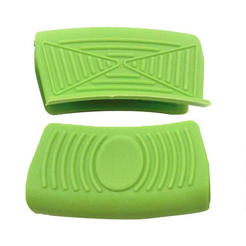 DUO ER 2pcs de la categoría alimenticia de Silicona Anti-Quemaduras Clip Resistente al Calor del Plato Hot Pot de sujeción de Copa (Color : Yellow)