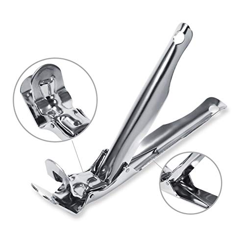 DUO ER Clip de Acero Inoxidable de Cocina Anti-Quemaduras Aislamiento Cuenco Pan Clip portátil Duradero Caliente Tabla de Cortar Barbacoa acortar Las Herramientas de Cocina