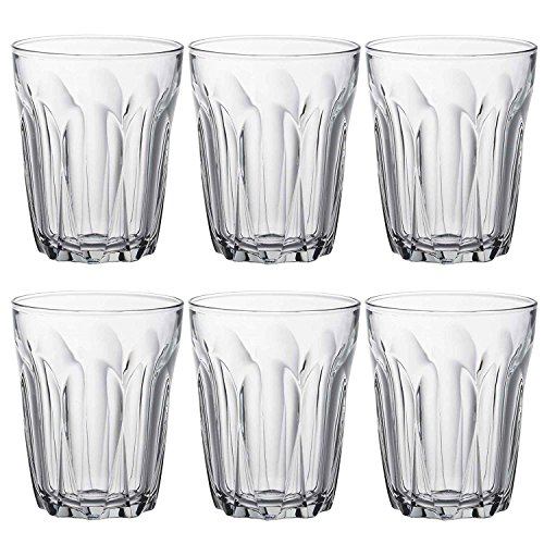 Duralex Provence - Copa de agua 250ml, sin la marca de llenado, 6 unidades
