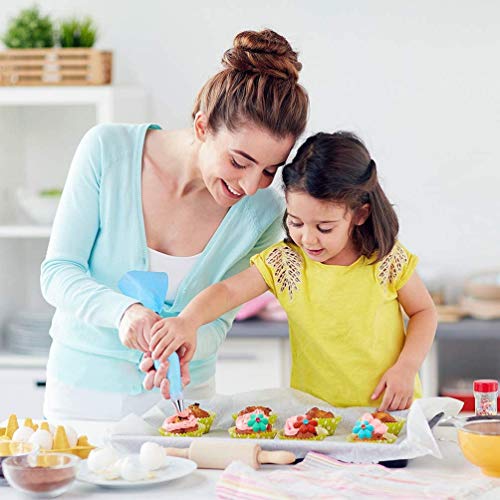 DZONMG Kit de Suministros para Decoración de Tartas, Kits de Puntas de Boquillas paraTartas, para Principiantes, Kit de Decoración para Cupcakes, Herramientas para Hornear Pasteles (76 Piezas)